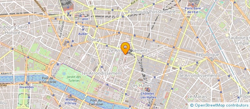 localisation de l'entreprise H.M. ASSOCIES  PARIS