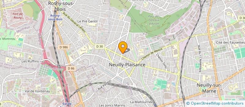 localisation de l'entreprise H.M.B à NEUILLY-PLAISANCE