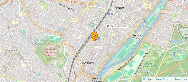 localisation de l'entreprise H.M.B. à SURESNES