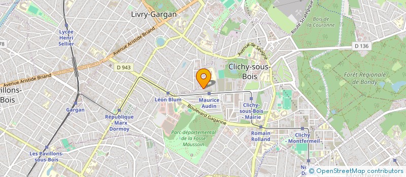 localisation de l'entreprise H.M.B à CLICHY-SOUS-BOIS
