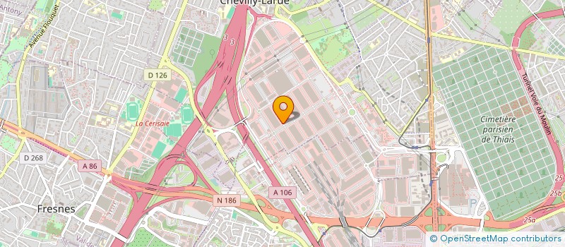 localisation de l'entreprise H.M.B.  CHEVILLY-LARUE