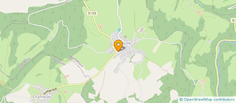 localisation de l'entreprise H.M.B.F  CHARMOILLE