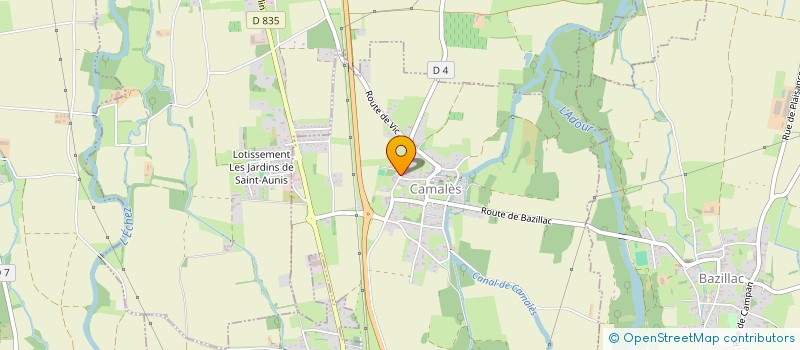 localisation de l'entreprise H M B IMMOBILIERE  BOULIAC