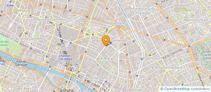 localisation de l'entreprise H.M BEAUCE ATELIER  PARIS