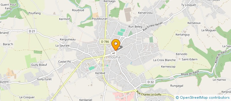 localisation de l'entreprise H M C à PLOUHA