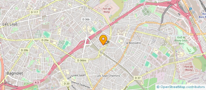 localisation de l'entreprise H M C BATIMENT à ROMAINVILLE