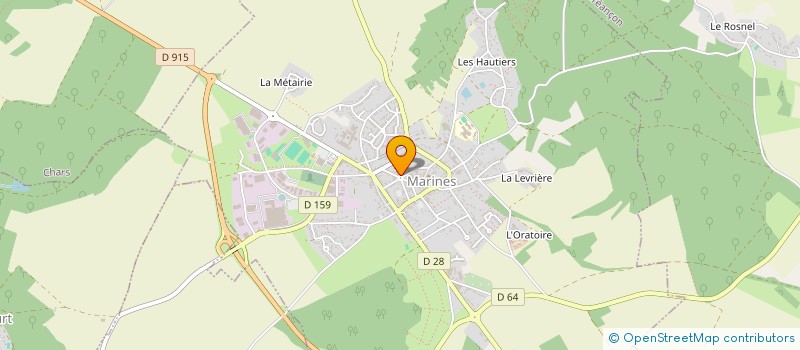 localisation de l'entreprise H.M.C. IMMO  MARINES