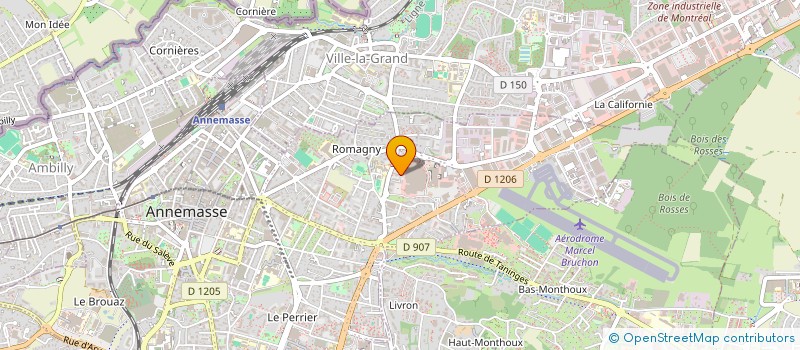 localisation de l'entreprise H&M CARROSSERIE AUTO  ANNEMASSE