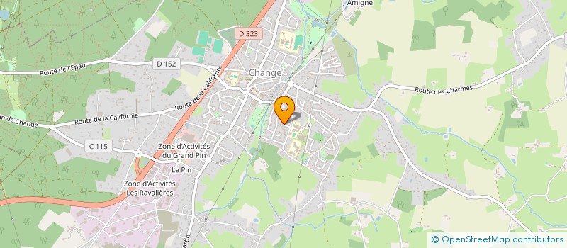 localisation de l'entreprise H.M. CONSEIL & DEVELOPPEMENT  LE MANS