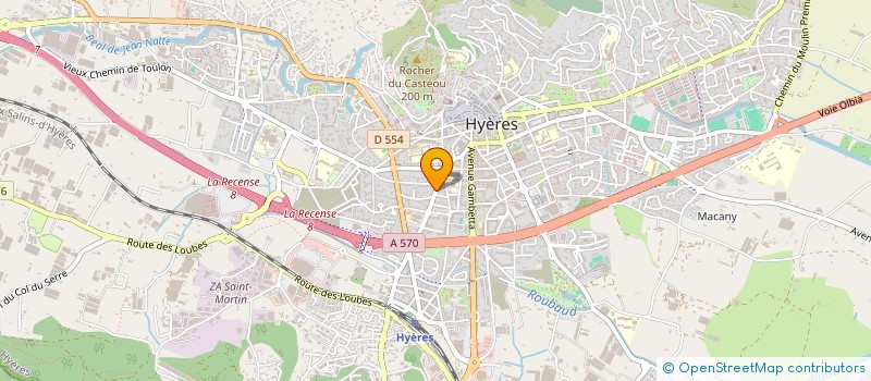 localisation de l'entreprise H.M .CONSEILS  CARQUEIRANNE