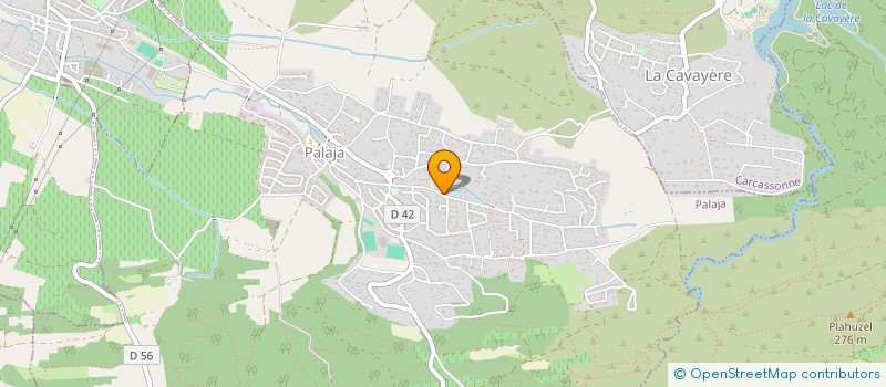 localisation de l'entreprise H.M.D  PALAJA