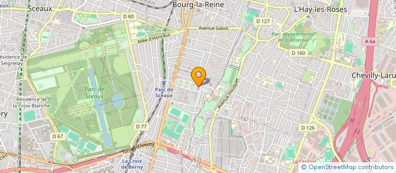 localisation de l'entreprise H.M FAST FOOD à ANTONY