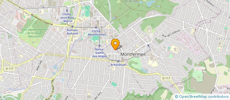localisation de l'entreprise H.M. HOLDING à MONTFERMEIL