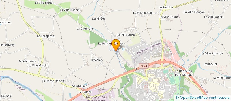 localisation de l'entreprise H.M.I HAYS MAINTENANCE INDUSTRIELLE  JOSSELIN