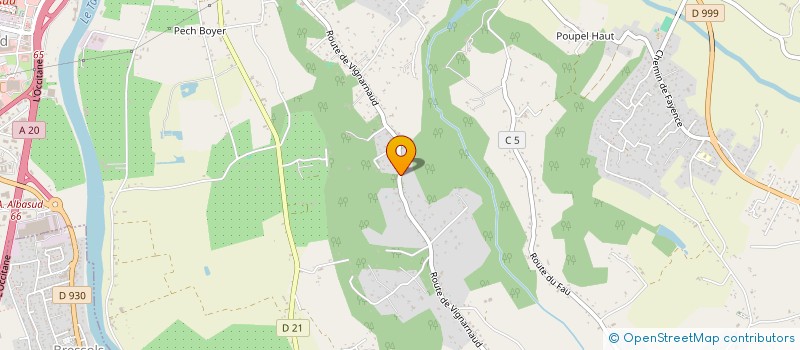 localisation de l'entreprise H-M IMMO  MONTAUBAN