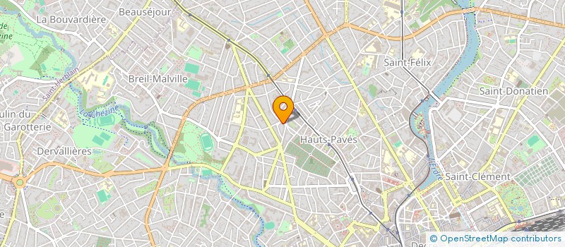 localisation de l'entreprise H-M INVEST  NANTES