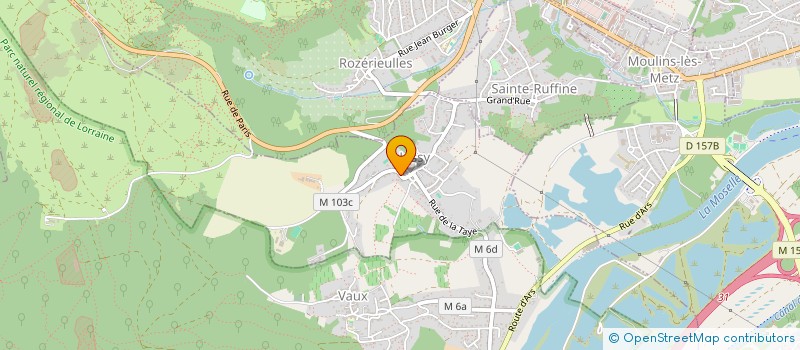 localisation de l'entreprise H.M.L  JUSSY