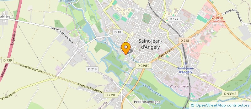 localisation de l'entreprise H.M. PLUS à SAINT-JEAN-D'ANGELY