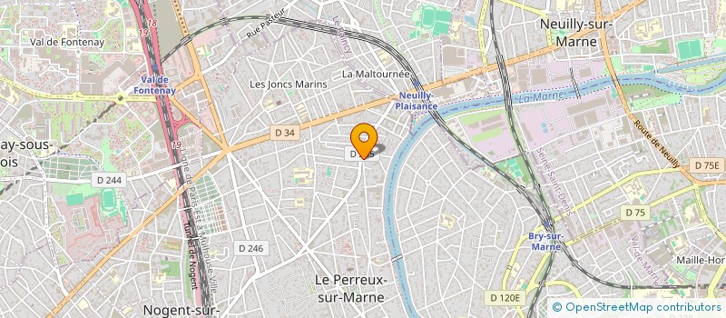 localisation de l'entreprise H.M RENOV  LE PERREUX-SUR-MARNE