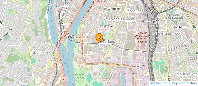 localisation de l'entreprise H.M.S  LYON