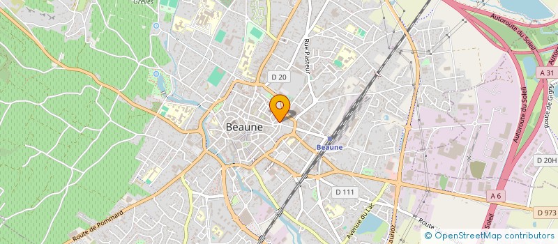 localisation de l'entreprise H.M. SPULLER à BEAUNE