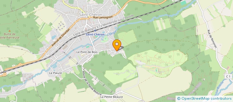 localisation de l'entreprise H.M TRAVAUX &RENOVATIONS à SAINT-CHERON
