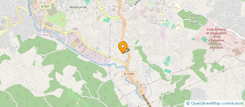 localisation de l'entreprise H.M.V.A.  DRAGUIGNAN