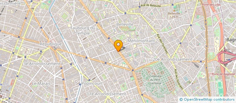 localisation de l'entreprise H.M. VIVA  PARIS