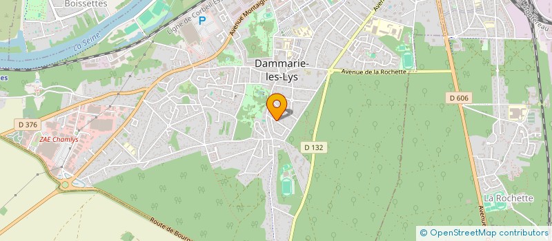 localisation de l'entreprise H MAINTENANCE à DAMMARIE-LES-LYS