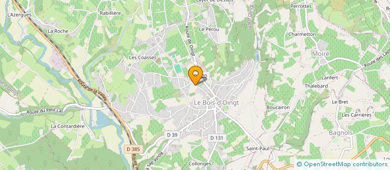 localisation de l'entreprise H MALFAY SARL à VAL D'OINGT