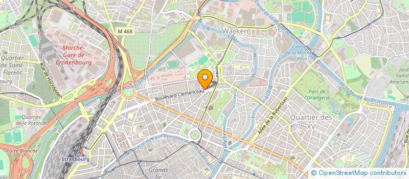 localisation de l'entreprise H MANAGING à STRASBOURG
