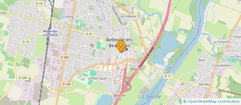 localisation de l'entreprise H & MANGO à BELLEVILLE-EN-BEAUJOLAIS