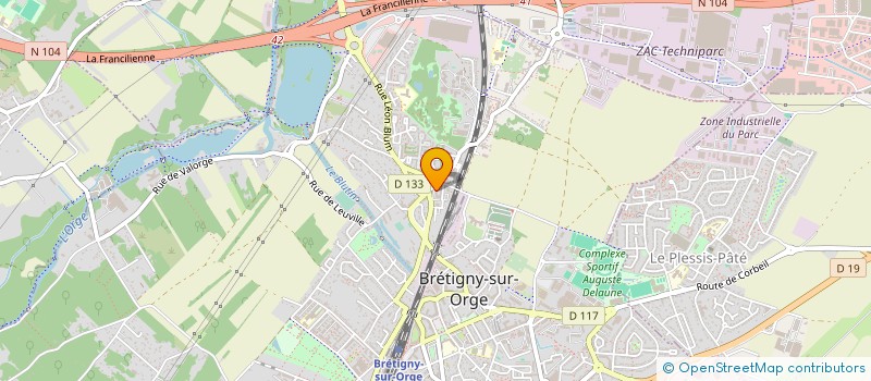 localisation de l'entreprise H MARKET DISCOUNT à BRETIGNY-SUR-ORGE