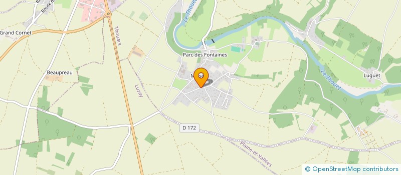 localisation de l'entreprise H.MARSOIN  ARTANNES-SUR-THOUET