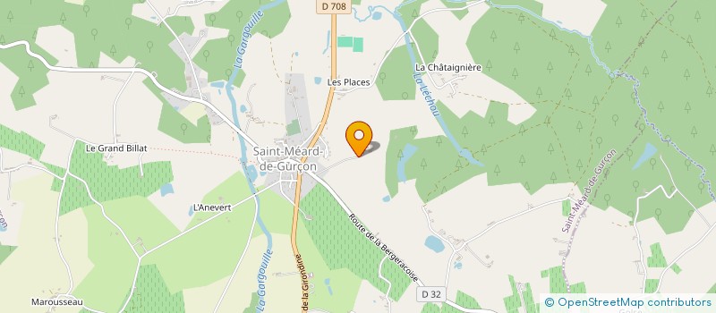 localisation de l'entreprise H. MAUPAS  SAINT-MEARD-DE-GURCON