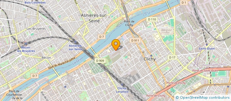 localisation de l'entreprise H-MAX à CLICHY