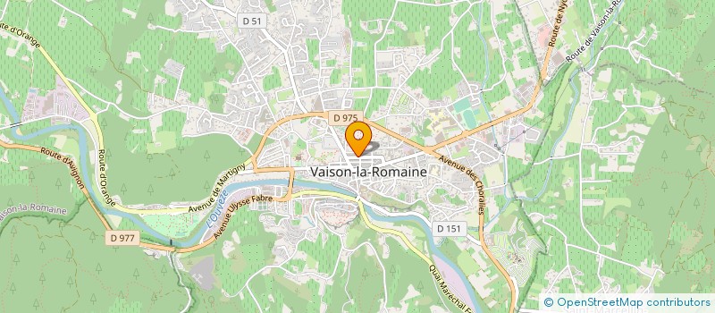 localisation de l'entreprise H MEFFRE ET CIE à VAISON-LA-ROMAINE