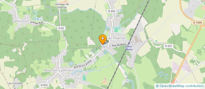 localisation de l'entreprise H.METAL IMMOBILIER à LAON