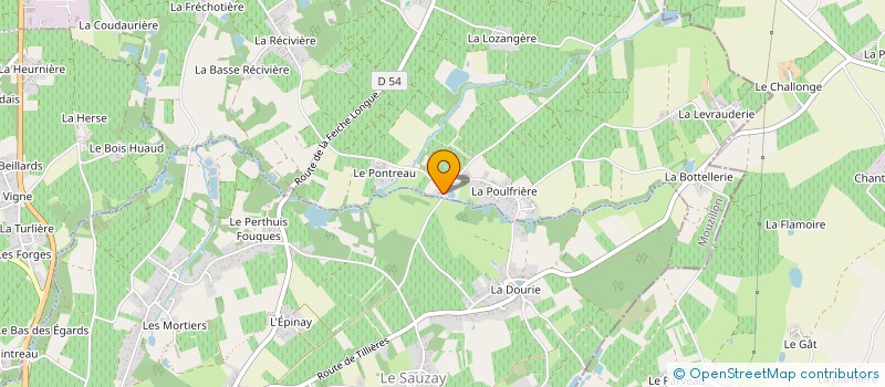 localisation de l'entreprise H METALLERIE à MOUZILLON
