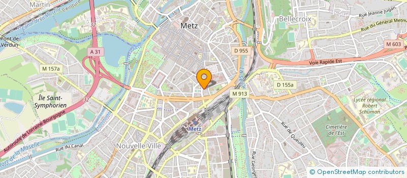 localisation de l'entreprise H MOB  METZ