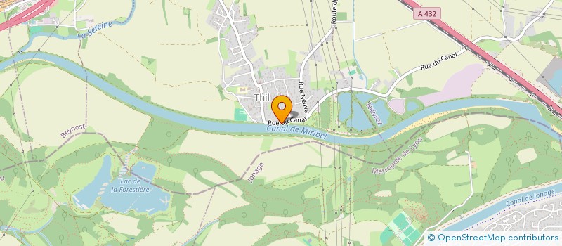 localisation de l'entreprise H-MUSIC  THIL