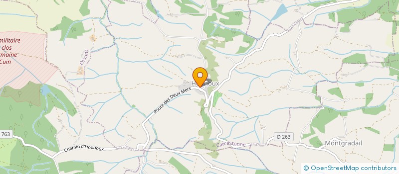 localisation de l'entreprise H & N  HOUNOUX