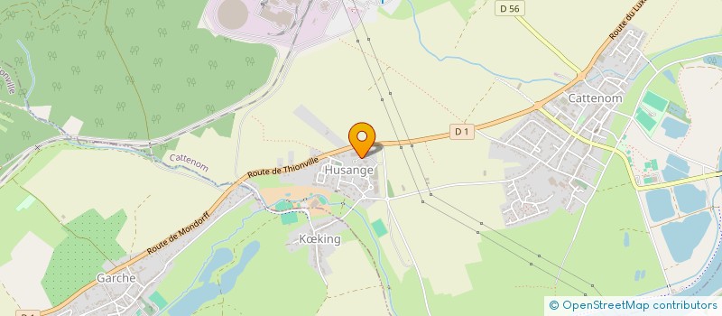 localisation de l'entreprise H.N ATELIER  CATTENOM