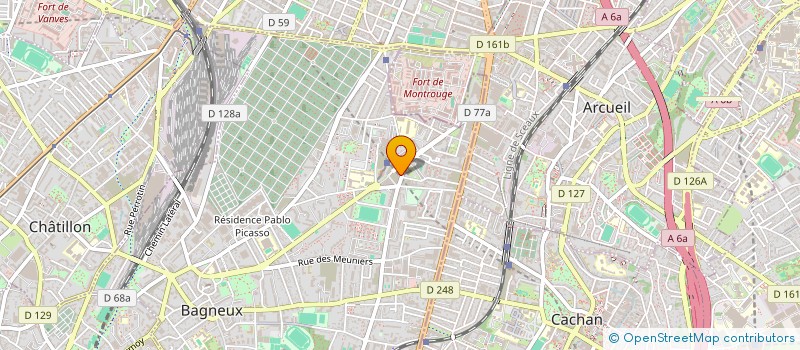localisation de l'entreprise H.N.B. FAST FOOD à BAGNEUX