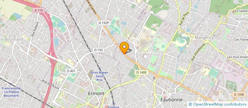 localisation de l'entreprise H.N.B.V. à EAUBONNE