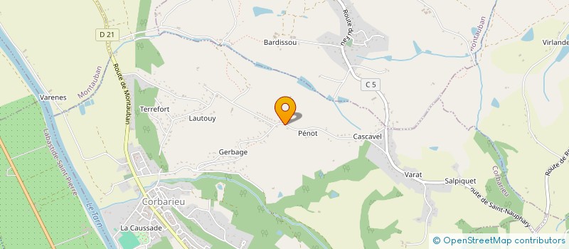 localisation de l'entreprise H.N. CONSTRUCTIONS  CORBARIEU