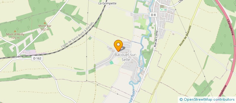 localisation de l'entreprise H.N.D.  BACOUEL-SUR-SELLE