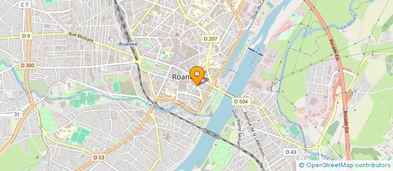 localisation de l'entreprise H&N EXCELLENCE à ROANNE