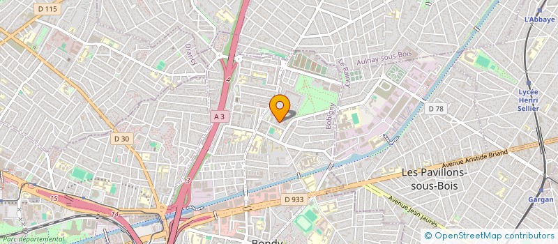 localisation de l'entreprise H N G  BONDY