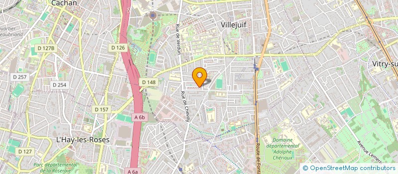 localisation de l'entreprise H.N.R. TRANSPORT à VILLEJUIF